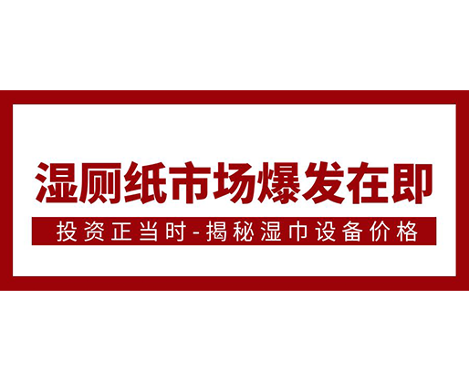 濕廁紙市場爆發在即，投資正當時-揭秘濕巾設備價格